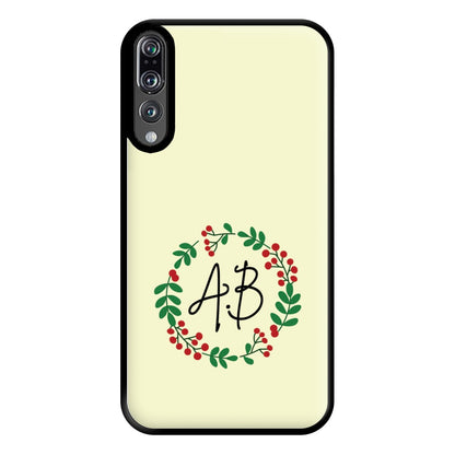 Personalised Wreath Phone Case for Huawei P20 Pro