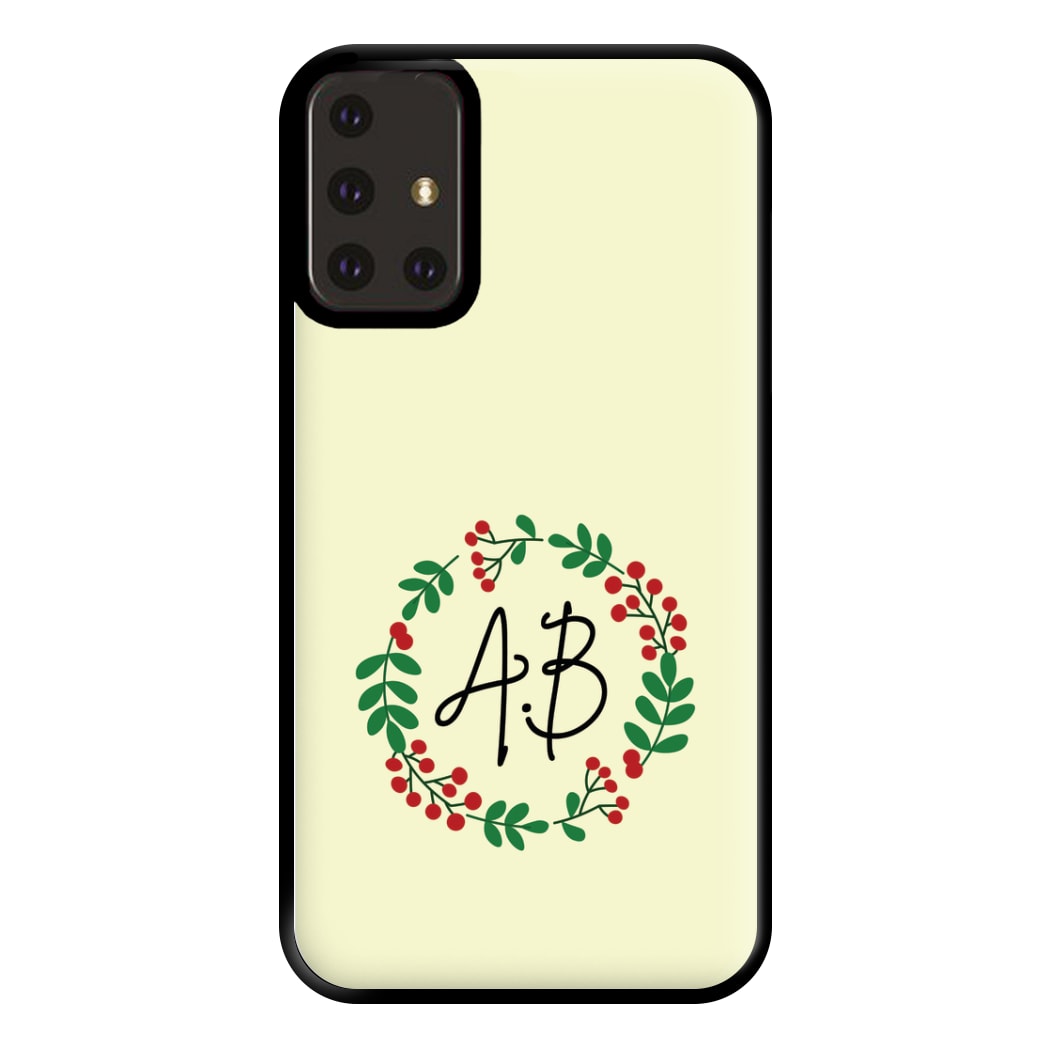 Personalised Wreath Phone Case for Galaxy A71