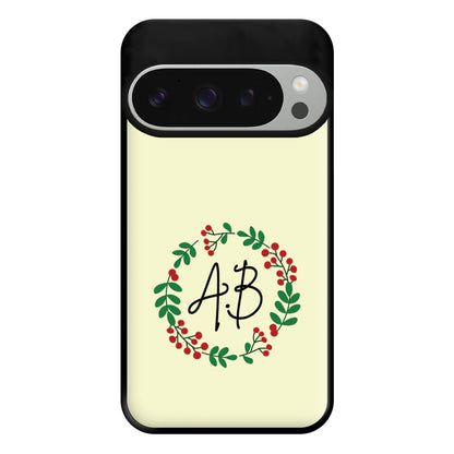 Personalised Wreath Phone Case for Google Pixel 9 Pro XL