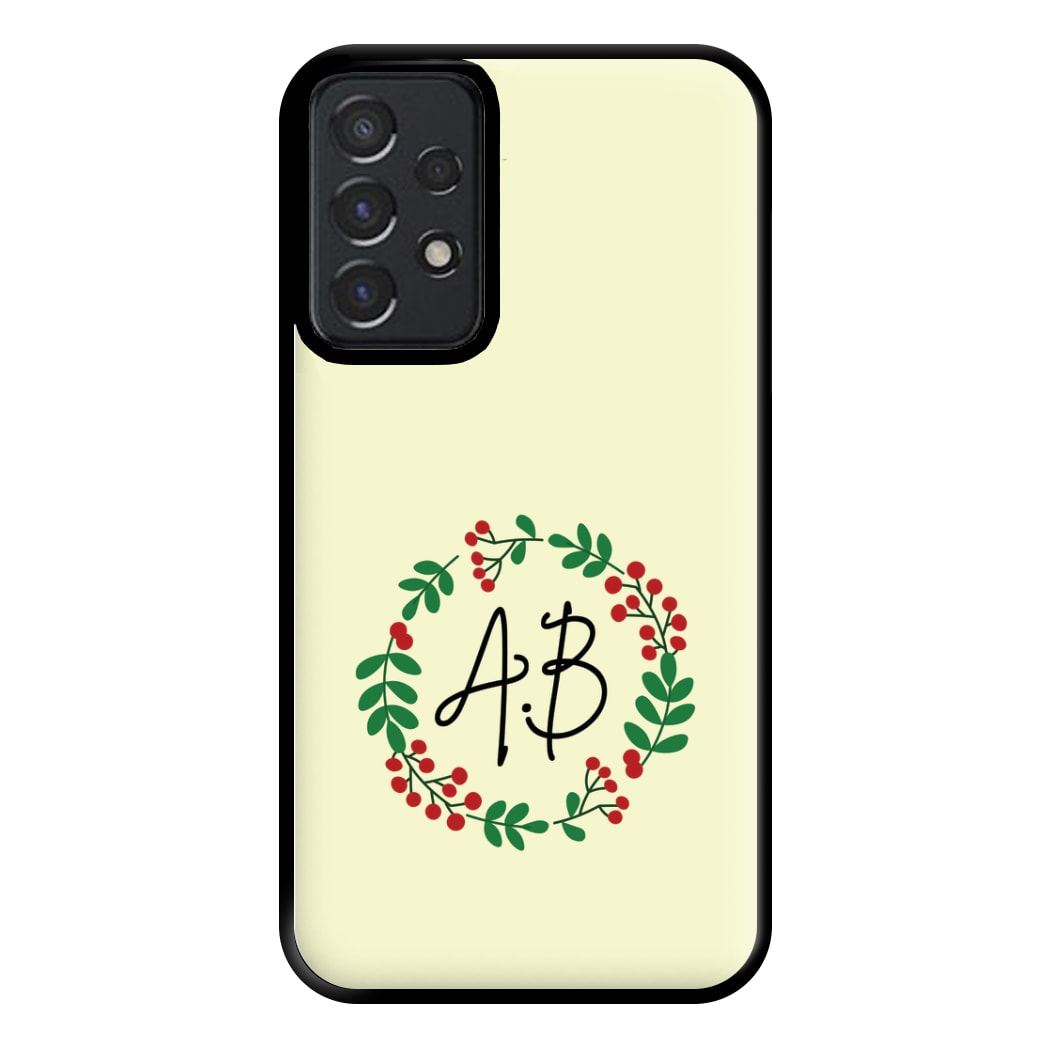 Personalised Wreath Phone Case for Galaxy A52 / A52s