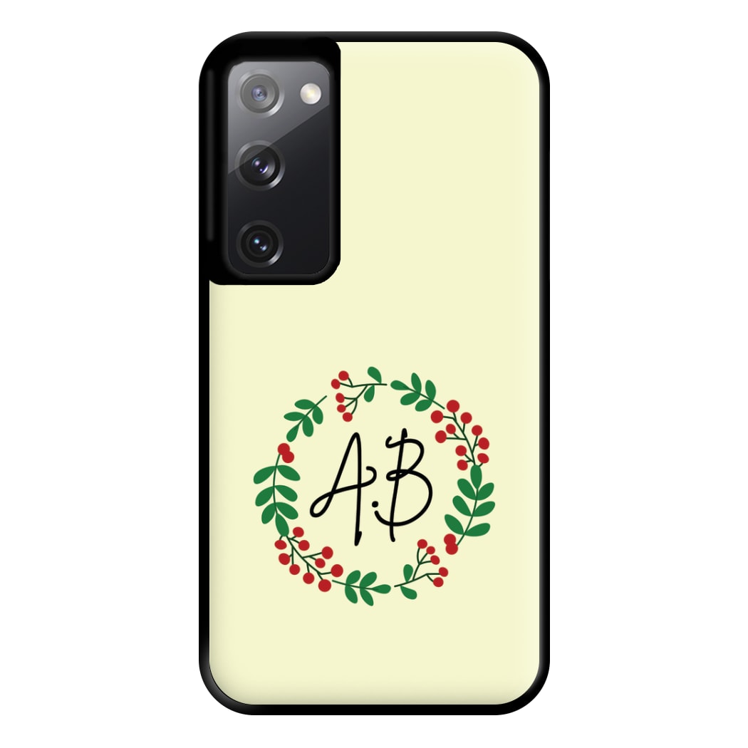 Personalised Wreath Phone Case for Galaxy S20FE