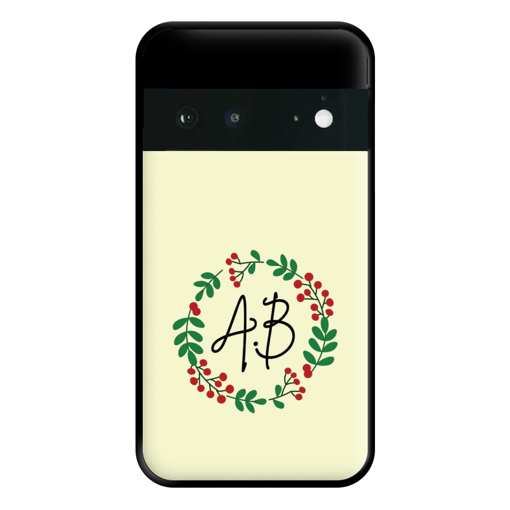 Personalised Wreath Phone Case for Google Pixel 6a