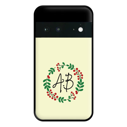 Personalised Wreath Phone Case for Google Pixel 6a