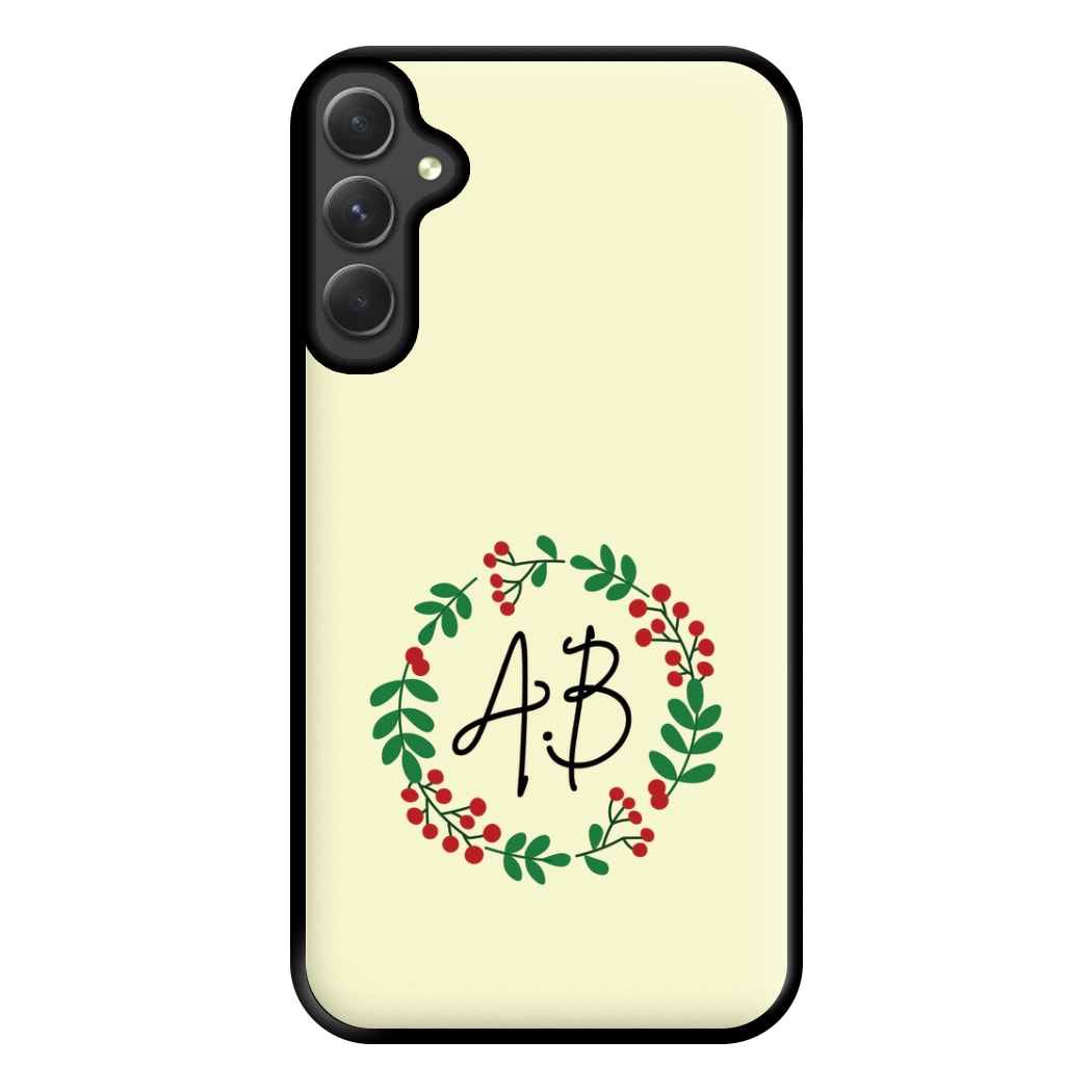 Personalised Wreath Phone Case for Galaxy A54