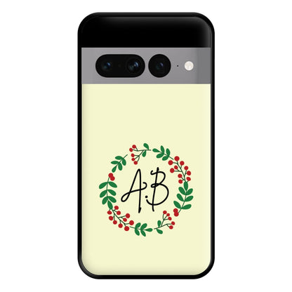 Personalised Wreath Phone Case for Google Pixel 7 Pro