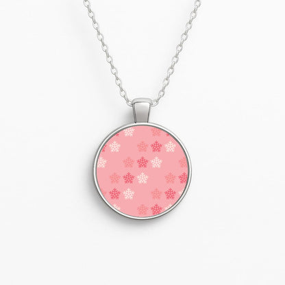 Christmas Pattern 4 Circle Necklace