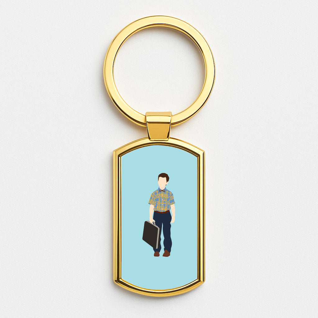 First Day - Sheldon Gold Keyring