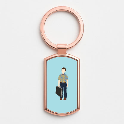 First Day - Sheldon Rose Gold Keyring