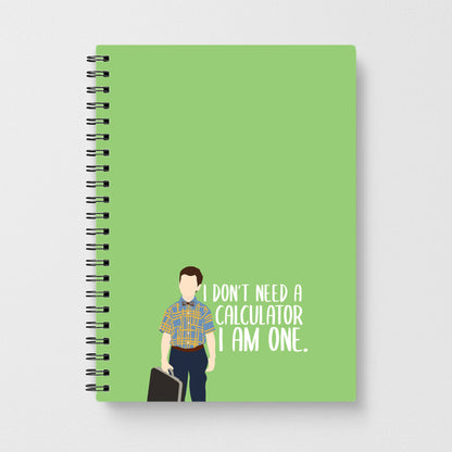 I Don't Need A Calculator - Sheldon Notebook