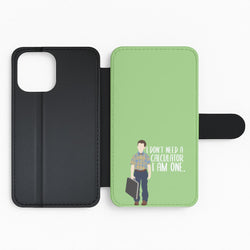 I Don't Need A Calculator - Sheldon Flip Phone Case