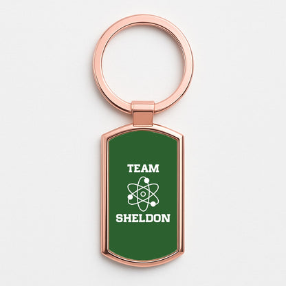 Team Sheldon - Sheldon Rose Gold Keyring