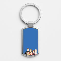 Family - Sheldon Silver Keyring