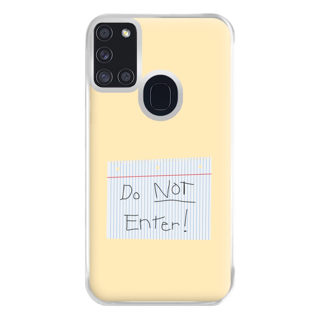 Do Not Disturb - Sheldon Phone Case for Galaxy A21s