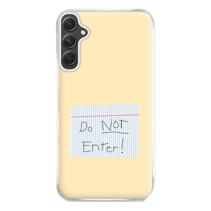 Do Not Disturb - Sheldon Phone Case for Galaxy A34