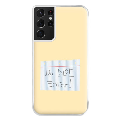 Do Not Disturb - Sheldon Phone Case for Galaxy S21 Ultra