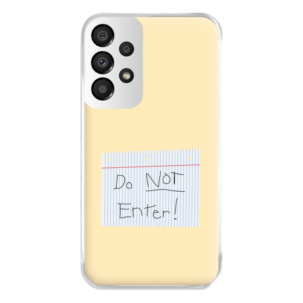 Do Not Disturb - Sheldon Phone Case for Galaxy A33