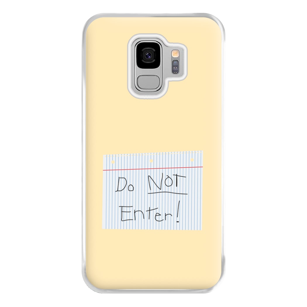 Do Not Disturb - Sheldon Phone Case for Galaxy S9 Plus