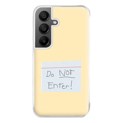 Do Not Disturb - Sheldon Phone Case for Galaxy A55