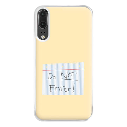 Do Not Disturb - Sheldon Phone Case for Huawei P20