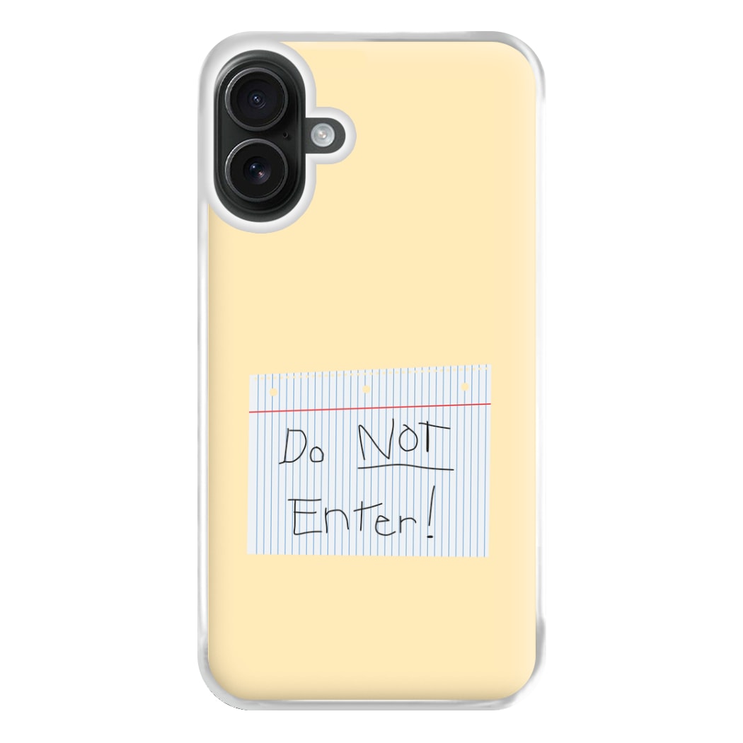 Do Not Disturb - Sheldon Phone Case for iPhone 16 Plus