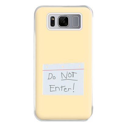 Do Not Disturb - Sheldon Phone Case for Galaxy S8 Plus