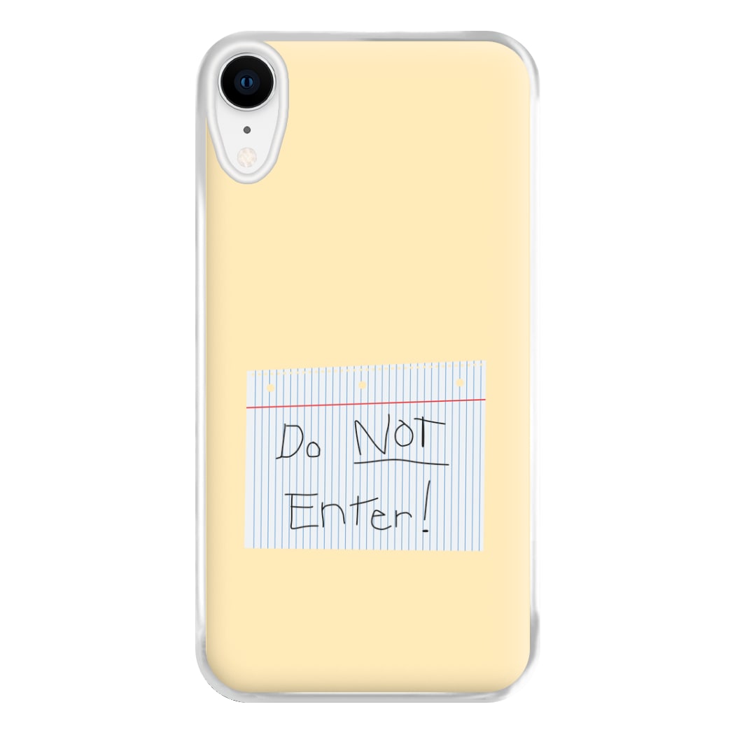 Do Not Disturb - Sheldon Phone Case for iPhone XR