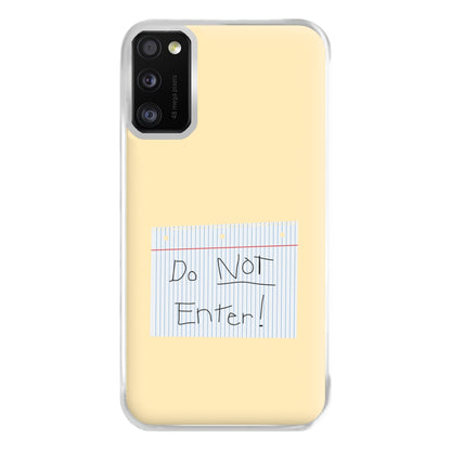 Do Not Disturb - Sheldon Phone Case for Galaxy A41