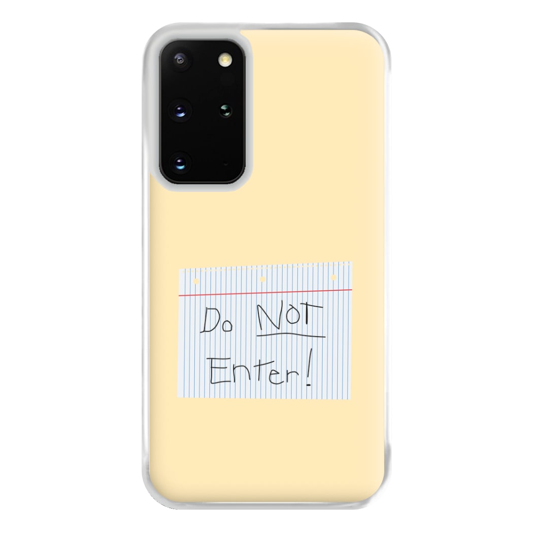 Do Not Disturb - Sheldon Phone Case for Galaxy S20 Plus