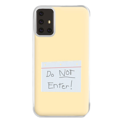 Do Not Disturb - Sheldon Phone Case for Galaxy A71