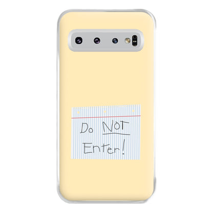 Do Not Disturb - Sheldon Phone Case for Galaxy S10 Plus