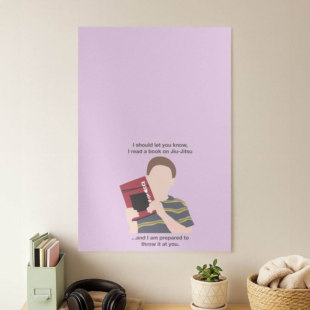 Book On Jiu-Jitsu - Sheldon Poster