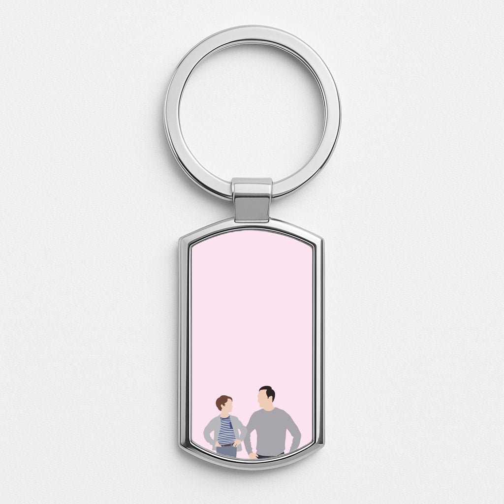 Big And Little Sheldon - Sheldon Luxury Keyring