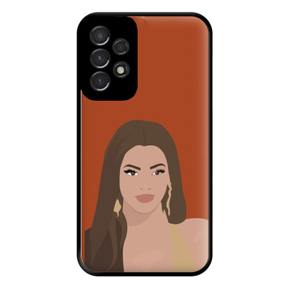 Face - Queen B Phone Case for Galaxy A53