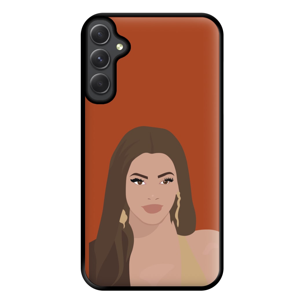 Face - Queen B Phone Case for Galaxy A14