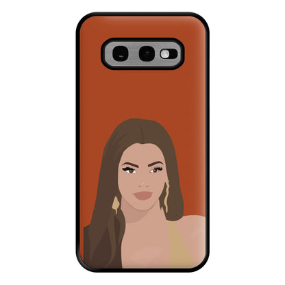 Face - Queen B Phone Case for Galaxy S10e