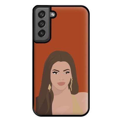 Face - Queen B Phone Case for Galaxy S21FE