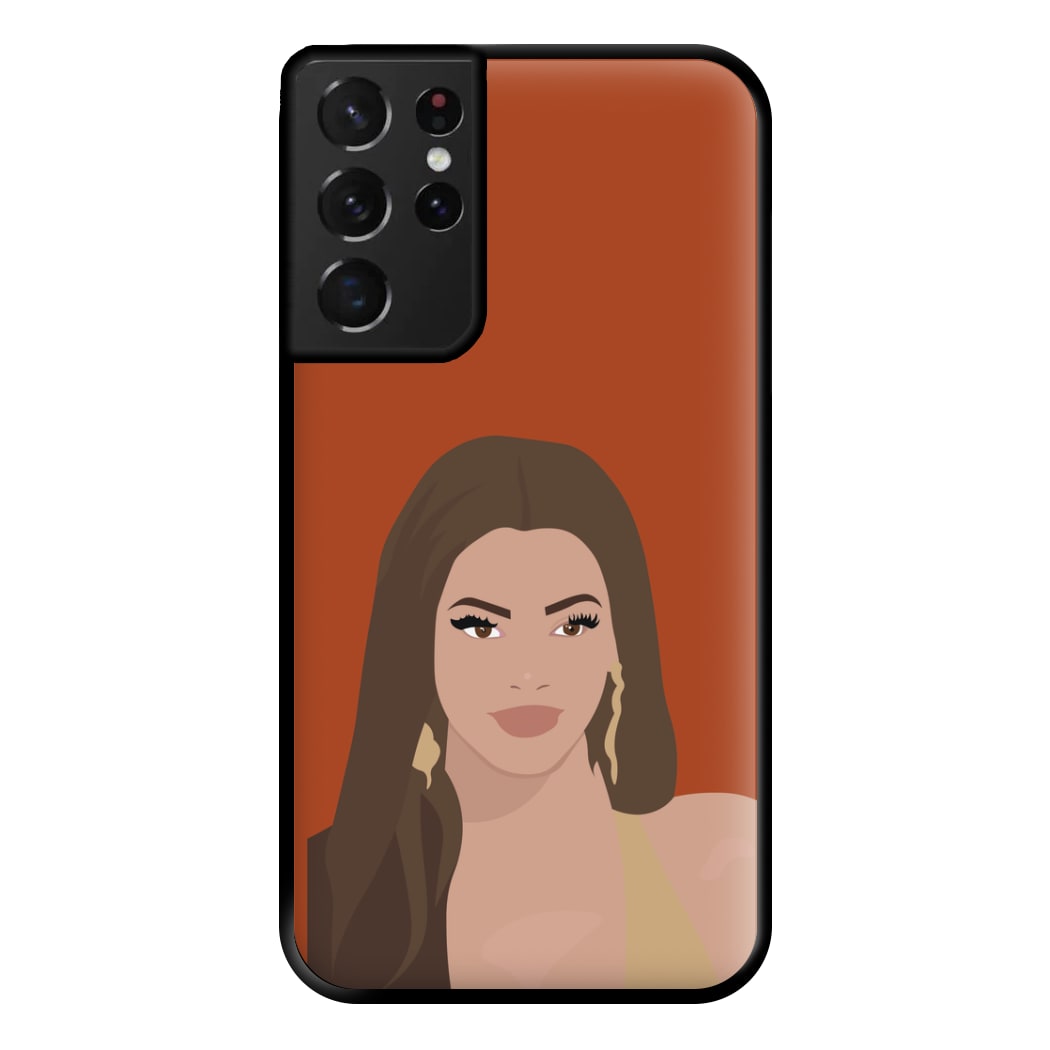 Face - Queen B Phone Case for Galaxy S21 Ultra