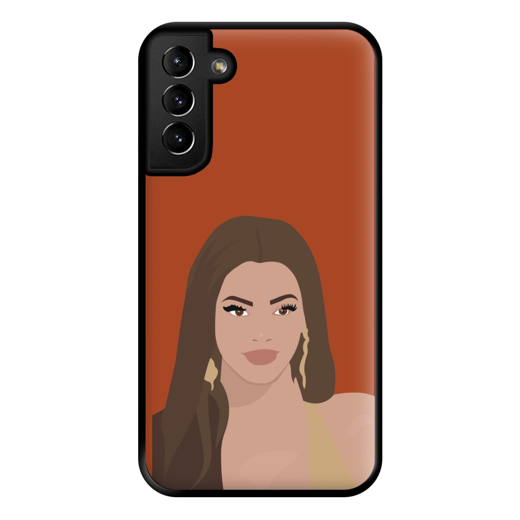 Face - Queen B Phone Case for Galaxy S21 Plus