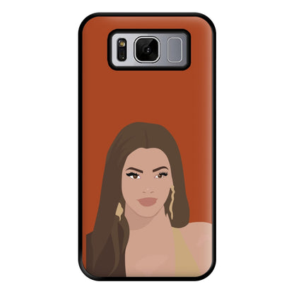 Face - Queen B Phone Case for Galaxy S8 Plus