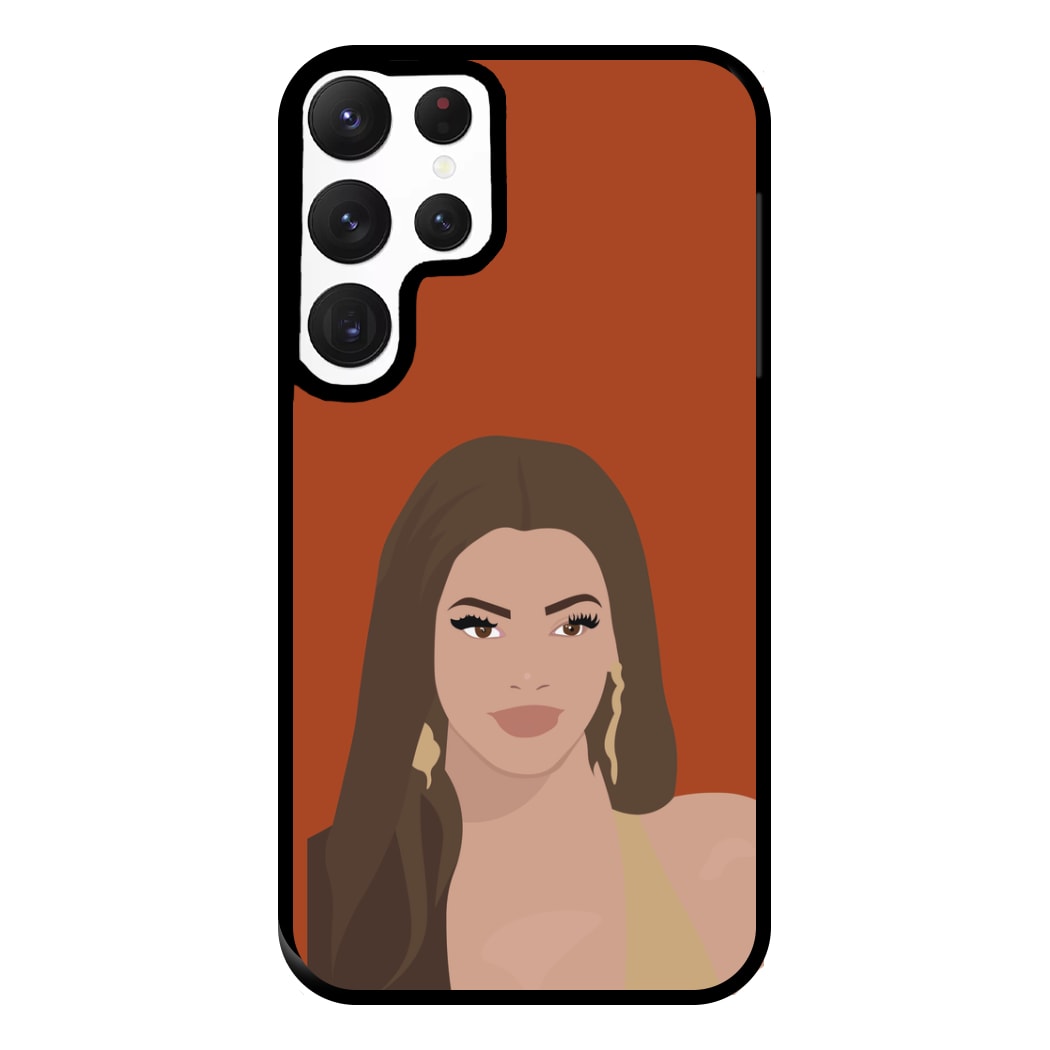 Face - Queen B Phone Case for Galaxy S22 Ultra