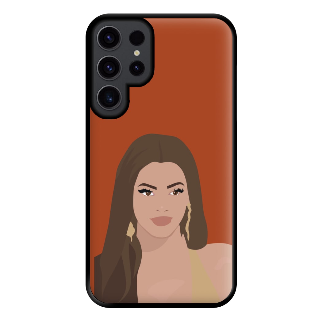 Face - Queen B Phone Case for Galaxy S23 Ultra