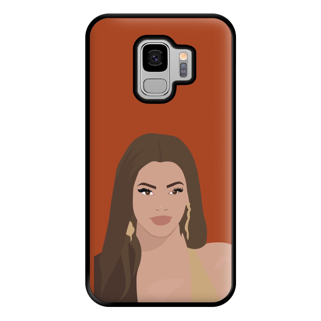 Face - Queen B Phone Case for Galaxy S9 Plus