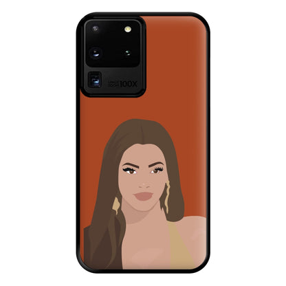 Face - Queen B Phone Case for Galaxy S20 Ultra