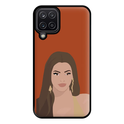 Face - Queen B Phone Case for Galaxy A12