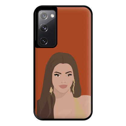 Face - Queen B Phone Case for Galaxy S20FE