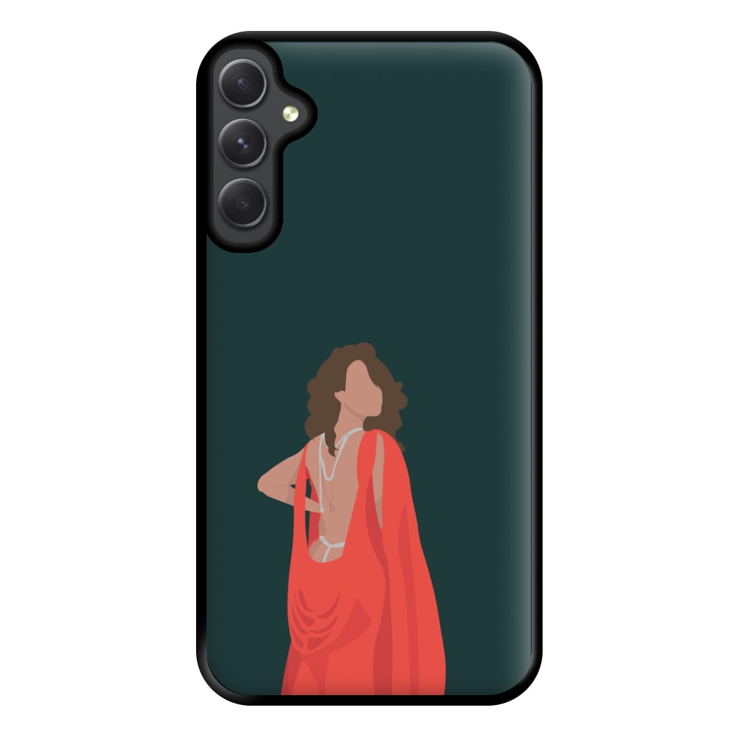 Red Dress - Queen B Phone Case for Galaxy A34