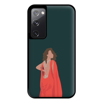 Red Dress - Queen B Phone Case for Galaxy S20FE