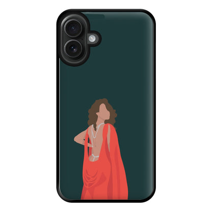 Red Dress - Queen B Phone Case for iPhone 16 Plus