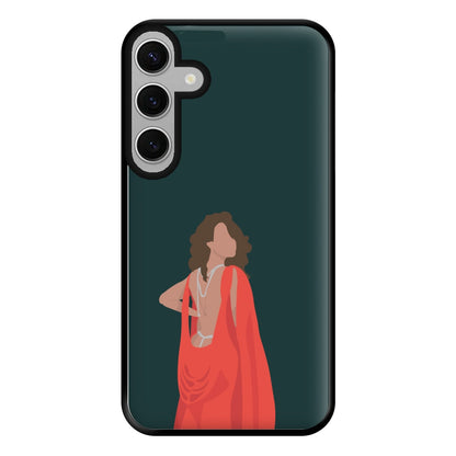 Red Dress - Queen B Phone Case for Galaxy S24FE