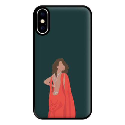 Red Dress - Queen B Phone Case for iPhone XS Max